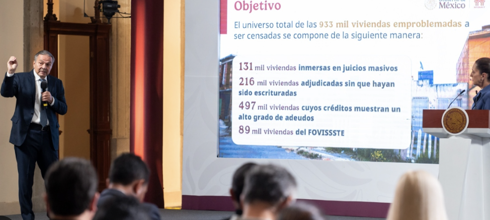 IDENTIFICAN 933 MIL VIVIENDAS «EMPROBLEMADAS» POR CORRUPCIÒN EN INFONAVIT